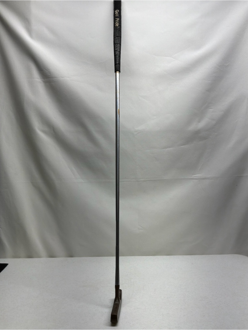 Vintage Acushnet Bullseye John Reuter Jr Offset Brass Putter 35" Steel Shaft